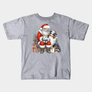 Making a List - Australian Shepherd Kids T-Shirt